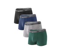 DAVID ARCHY 4er Pack Herren Boxershorts Bambus Retroshorts Boxer Unterwäsche,Atmungsaktiv, Unterhosen für Herren
