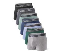 DAVID ARCHY 7er Pack Herren Boxershorts Bambus Retroshorts Boxer Unterwäsche,Atmungsaktiv, Unterhosen für Herren