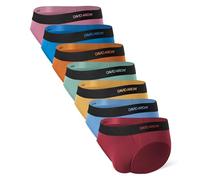 DAVID ARCHY Herren Boxershorts 12er Pack Bequeme Unterhosen Weiche und atmungsaktive Höschen aus Bambus