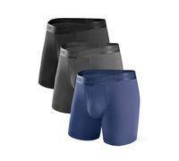 DAVID ARCHY Herren Boxershorts Unterwäsche Microfaser Modal Multipack Retroshorts für Alltägliche Flexibel 3er Pack