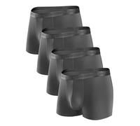 DAVID ARCHY Herren Boxershorts Unterwäsche Microfaser Modal Multipack Retroshorts für Alltägliche Flexibel 4er Pack
