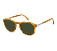DAVID BECKHAM Brille DB 1115/S Größe 52-21 mm Striped Gelb