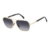 DAVID BECKHAM Brille DB 1128/G/S Größe 59-16 mm Gold Schwarz