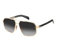 DAVID BECKHAM Brille DB 7102/S Größe 61-14 mm Gold Schwarz