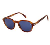 David Beckham Db 1044/s EX4/KU BROWN HORN Sunglasses Men's Acetate, Standard, 51