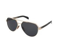 David Beckham Db 1121/g/s RHL/IR GOLD BLACK Sunglasses Men Metall, Standard, 61