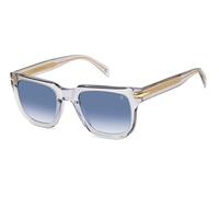 DAVID BECKHAM Herren DB 7118/S 63M/08 Gläser SONNENBRILLEN Acetat Grau Hellblau Quadratisch Schattiert
