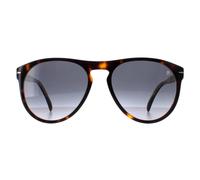 David Beckham DB1008/S 086 9O dunkle Schildpatt-Sonnenbrille mit grauem Farbverlauf Einheitsgröße