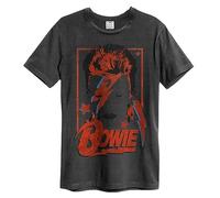 David Bowie Amplified Collection - Aladdin Sane Männer T-Shirt Charcoal S