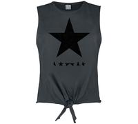 David Bowie Amplified Collection - Black Star Top charcoal in M