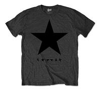 David Bowie 'Blackstar (Black Star On Grey)' T-Shirt (2 extra Large)