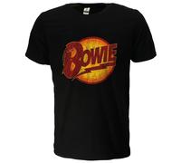 David Bowie Diamond Dogs Vintage T-Shirt - Offizielles Merchandise M Schwarz
