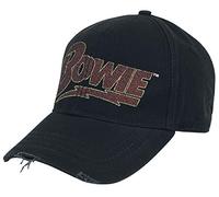 David Bowie Flash Logo Cap schwarz