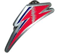 David Bowie Flash Pin Badge One Size