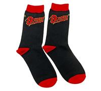 David Bowie Herren Socken Flash Logo schwarz