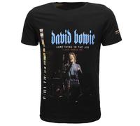 David Bowie Live in Paris T-Shirt - offizielles Merchandise XXL Schwarz