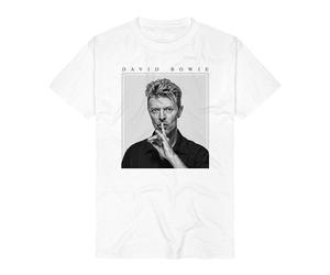 David Bowie Photo Männer T-Shirt weiß 100% Baumwolle Band-Merch, Bands