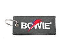 David Bowie Schlüsselring Keychain Patch Flash Logo Nue offiziell