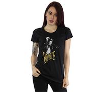 David Bowie Scream Photo T-Shirt für Damen, Schwarz, XL