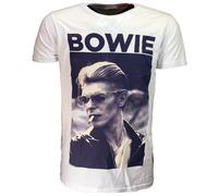 David Bowie Smokes A Cigarette T-Shirt - Offizielles Merchandise XXL Weiß
