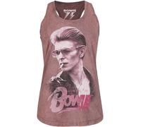David Bowie Smoking Top koralle in XXL