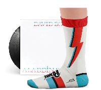 David Bowie-Socken »Aladdin Sane«, Gr. 36-40.