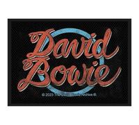 David Bowie Standard Patch Logo Nue offiziell Schwarz One Size
