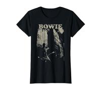 David Bowie - Stapel T-Shirt, Damen, Schwarz, XS