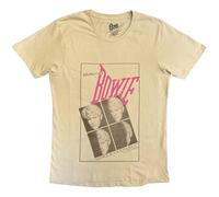 David Bowie T Shirt Serious Moonlight Tour 1983 Logo Nue offiziell Herren Off M