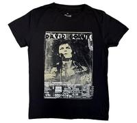 David Bowie T-Shirt Ziggy Stardust Live Profile Logo Offizielles Herren Schwarz, Noir, XXL