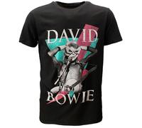 David Bowie Thunder T-Shirt - Offizielles Merchandise M Schwarz