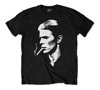 David Bowie Unisex T-Shirt: Smoke (Medium)