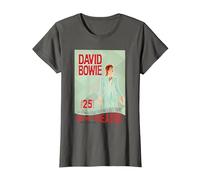 David Bowie Ziggy Stardust Neues Theater Oxford, England 1973 T-Shirt, Damen, Anthrazit, XS