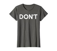 David Don't Tee T-Shirt, Damen, Anthrazit, XXL