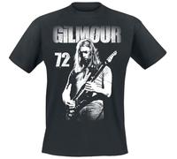 David Gilmour Live 1972 Männer T-Shirt schwarz M 100% Baumwolle Band-Merch, Bands