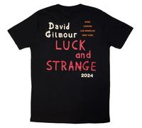 David Gilmour Luck & Strange Stage Shot T Shirt L