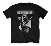 Rock Off Trade T-Shirt David Gilmour 72 100% Baumwolle Unisex Schwarz M