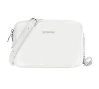 David Jones - Damen Kleine Umhängetasche - Handtasche PU Leder Quadratische Frau - Ketten Schultertasche Elegant Crossbody Bag - Handy Tasche Mini Abendtasche Party Clutch Alltag Mode - Weiß
