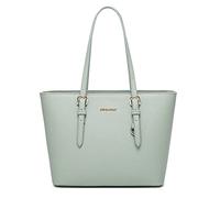 David Jones - Damen Shopper Handtasche Mittelgroße - Schultertasche Tote Bag PU Leder - Tasche Alltag Büro Arbeit Schule Reise Shopping - Klassische Arbeitstasche Elegante Mittlere Große - Grün