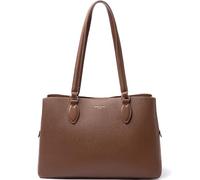David Jones - Große Handtasche für Damen, Schultertasche, PU-Leder, Cognac-Braun, L