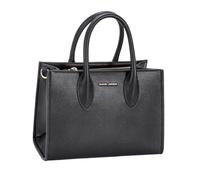 David Jones - Handtasche für Damen, Stadt, Kunstleder, mittlere Größe, klassischer Stil, elegant, Abendveranstaltungen, Ausflüge, Wochenendausflüge, Schwarz