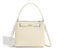 David Jones - Handtasche mit Eimer, Schultertasche - Handtasche mit Schulterriemen - 3 Fächer, mehrere Taschen - elegant, klassisch, schick, Stadt, trendig, Designer Bucket Bag, beige