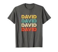 David T-Shirt, Herren, Anthrazit, M