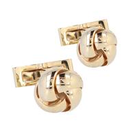 Davidoff Essentials Manschettenknöpfe Messing 1.5 cm gold (23540) goldfarben