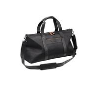 DAVIDOFF Home Run Weekender Schwarz - kleine Reisetasche aus veganem Material - hochwertige Herren Tasche mit praktischem Schultertragegurt