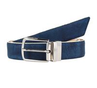Davidoff Paris Gürtel Leder individuell kürzbar blau