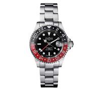 DAVOSA Ternos Ceramic GMT Automatic 161.590.90 Ø40mm schwarz-rot TriaLinkband