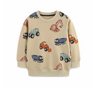 DAWILS Jungen Sweatshirt Baumwolle Fleece Rundhals Pullover Für Kinder Warme Dünne Sportwear Weihnachts Langarm Kapuzenpullover Hemden Jacke Oberteil 92 98 104 110 116 122