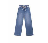 DAWN DEW Flared Soft Denim - French Pocket Medium Blue W28 / L32