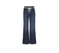 DAWN DEW Flared Soft Denim - French Pocket W28 / L32 Dark Blue